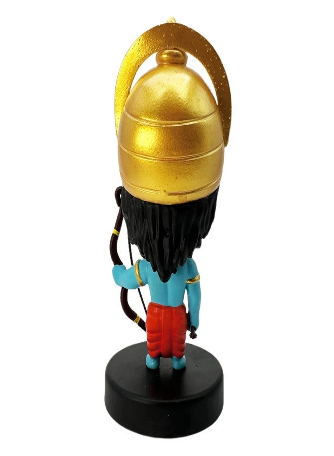 Buko Lord Shree Ram Bobblehead Idol - Car Dashboard, Home & Office Decor, Bow in Hand, Good Luck Murti, Gifting Statue - Image 4